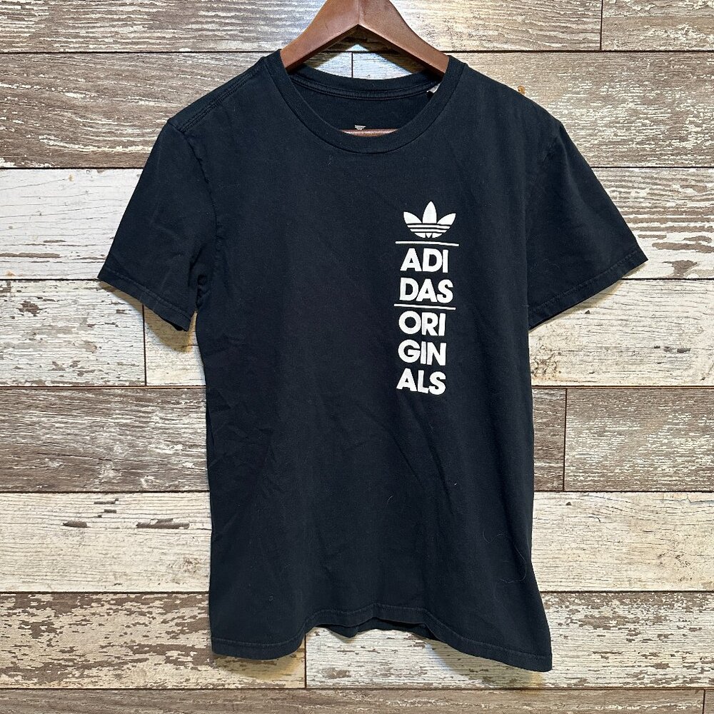 Adidas Originals Black Women's Short Sleeve Graphic Tshirt